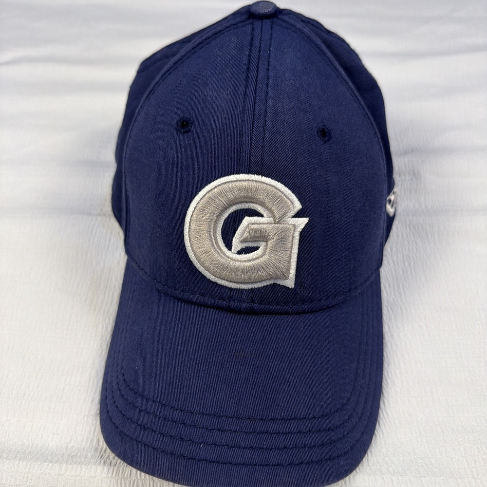 New Era Georgetown Hoyas G Bulldog Baseball Cap‎ Navy Blue Small Medium